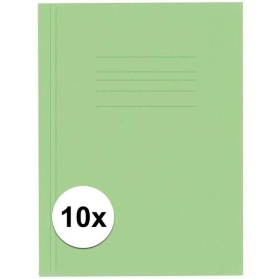10 x Folio dossiermappen Kangaro groen