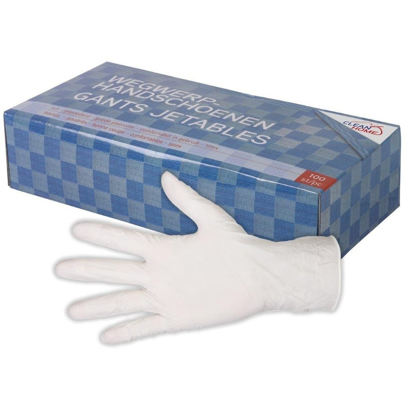 100 Stuks hygienische latex handschoenen