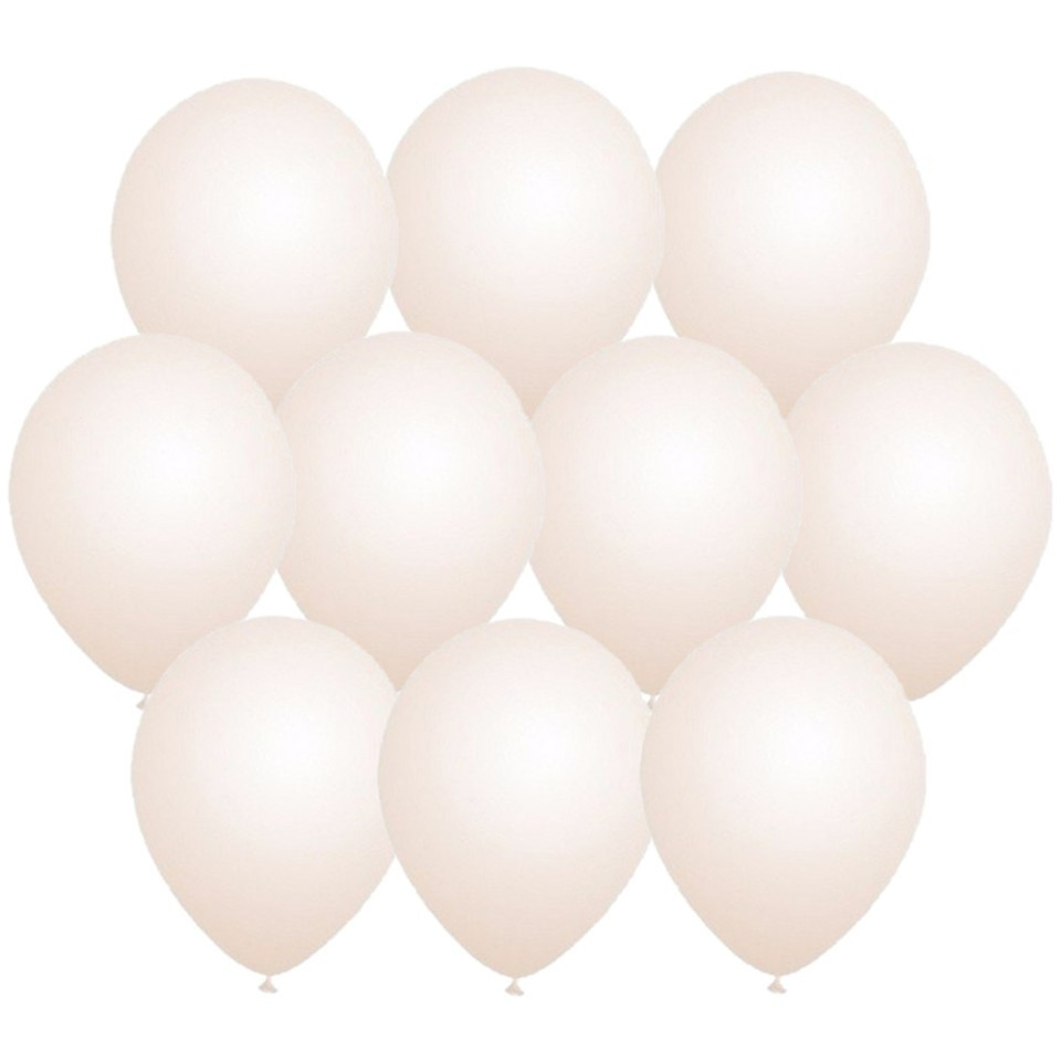 100x Feest transparante decoratie ballonnen
