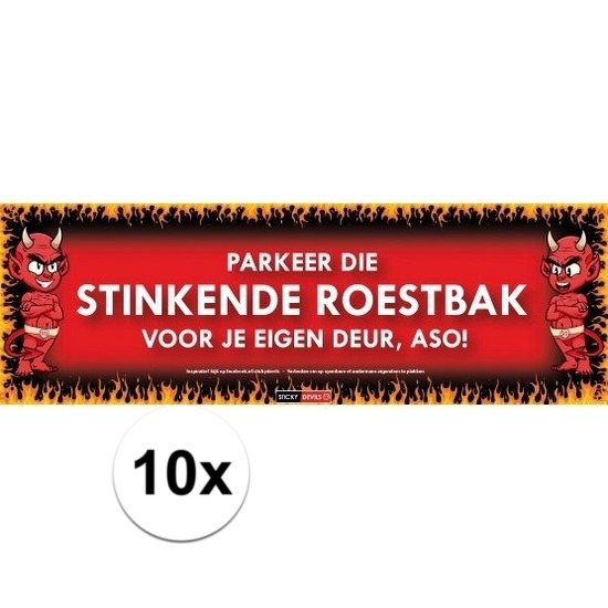 10x Sticky Devil Stinkende roestbak