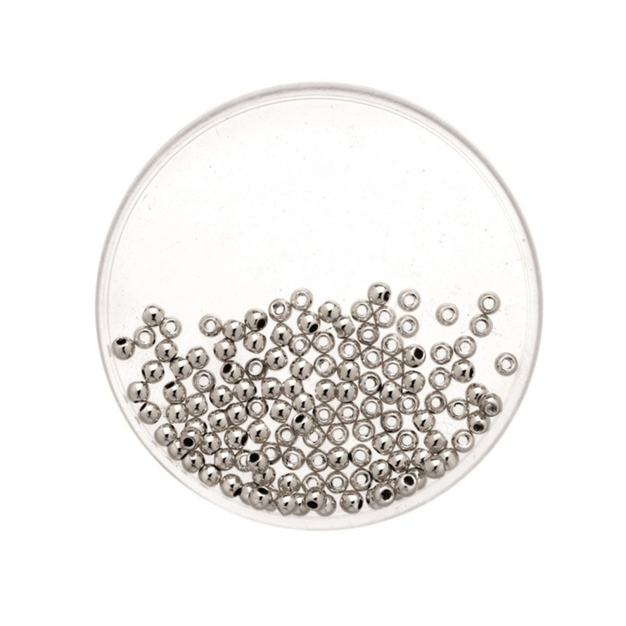 120x stuks metallic sieraden maken kralen in het zilver van 8 mm