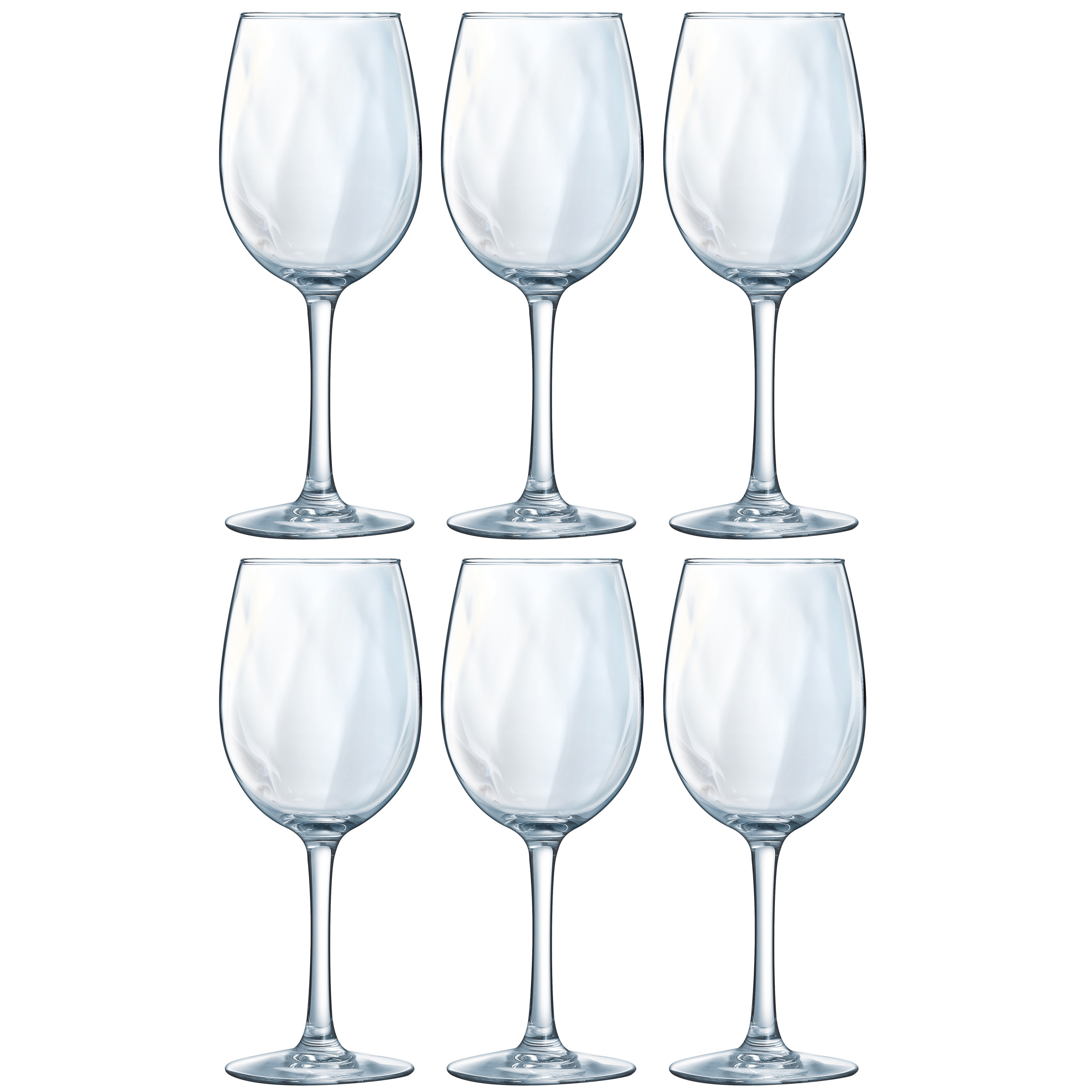 12x Wijnglas-wijnglazen Dolce Vina voor rode wijn 360 ml