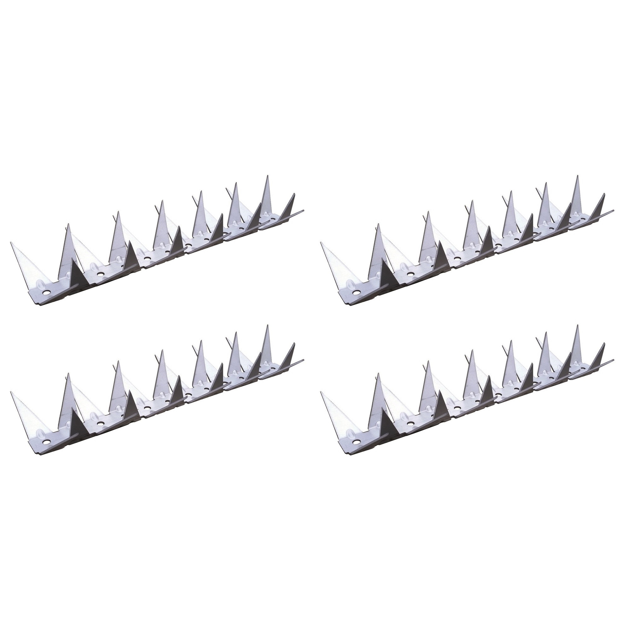 15x stuks metalen anti inbraak strips met punten-pinnen 1 meter