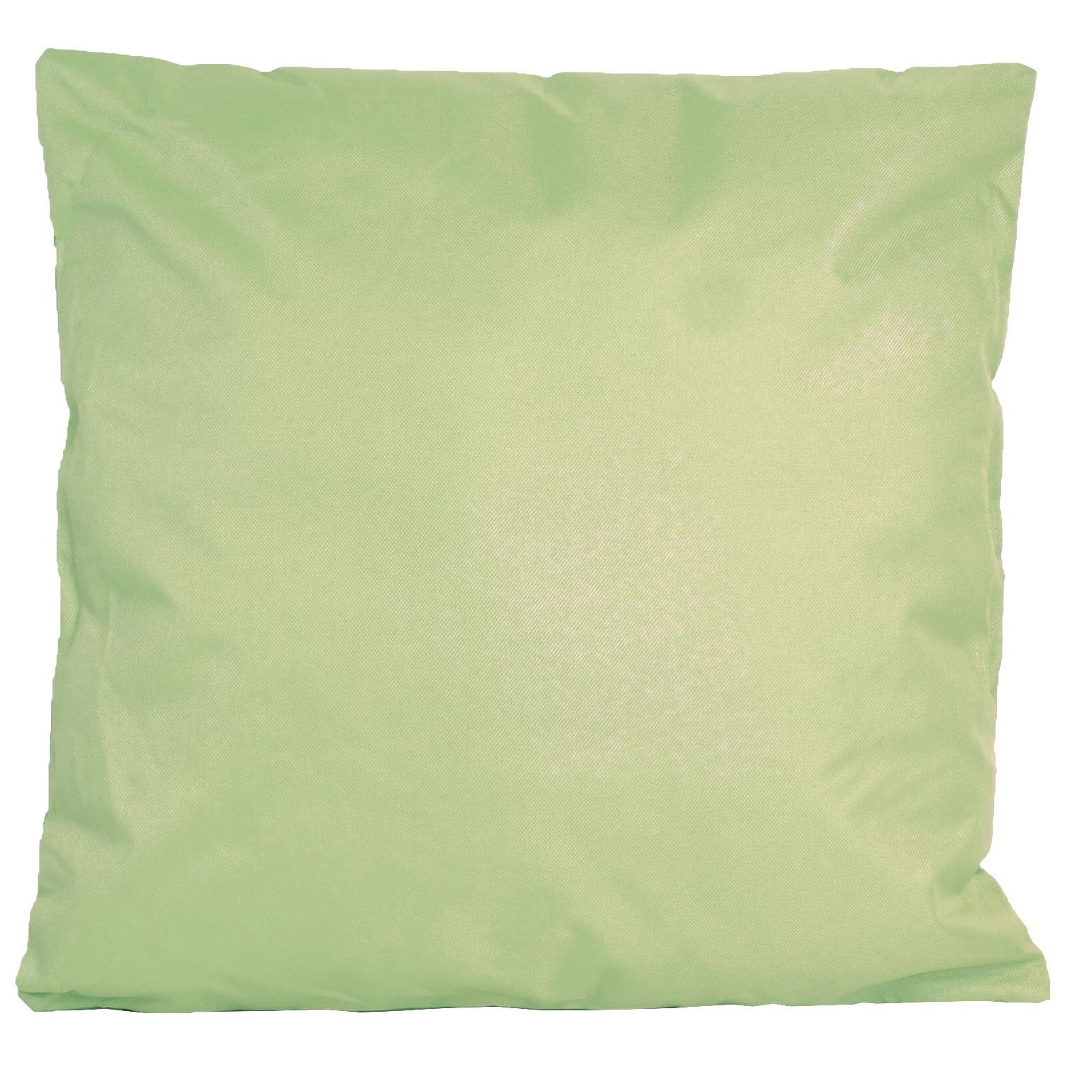 1x Bank-sier kussens voor binnen en buiten in de kleur mint groen 45 x 45 cm