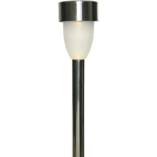 1x Buitenlamp-tuinlamp Nova 26 cm RVS op steker