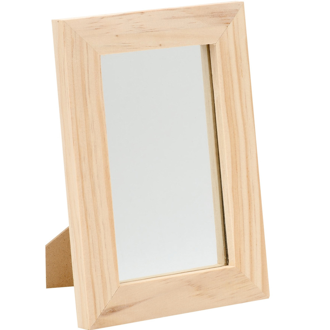 1x DIY spiegels maken 13,5 x 19,5 cm knutselen-schilderen