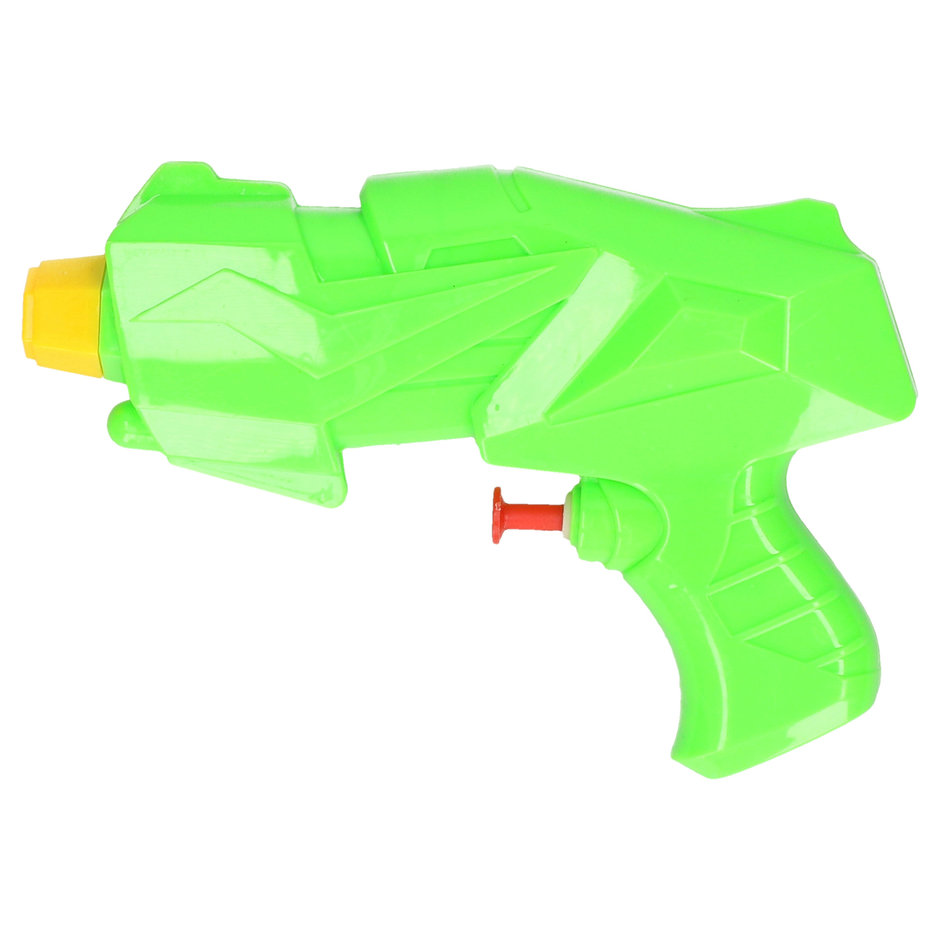 1x Mini waterpistooltje-waterpistolen 15 cm groen