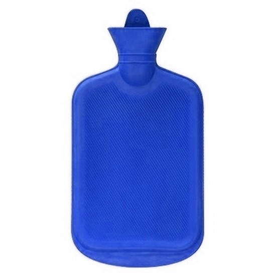 1x Winter waterkruik blauw 2 liter