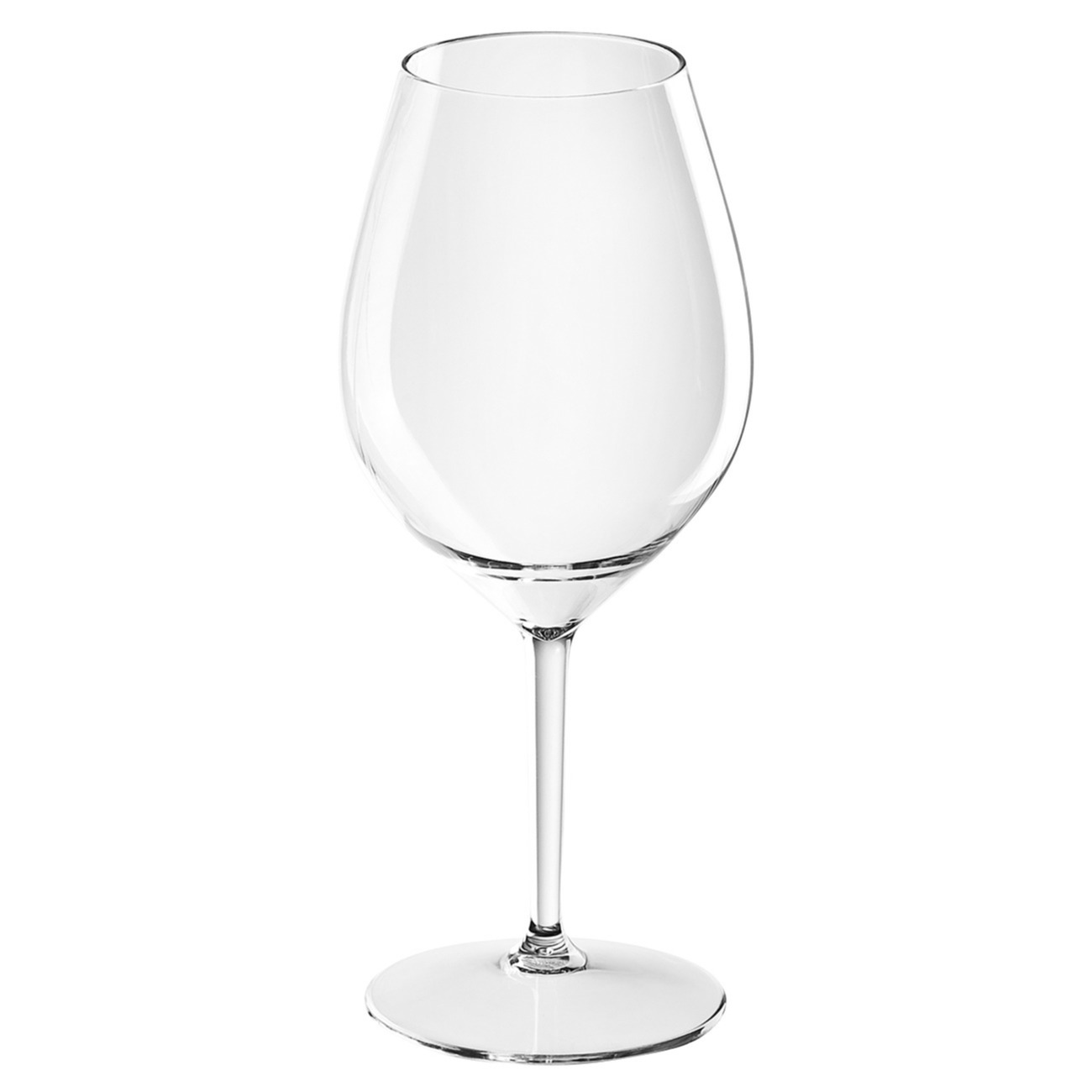 1x Witte of rode wijn glazen 51 cl-510 ml van onbreekbaar transparant kunststof