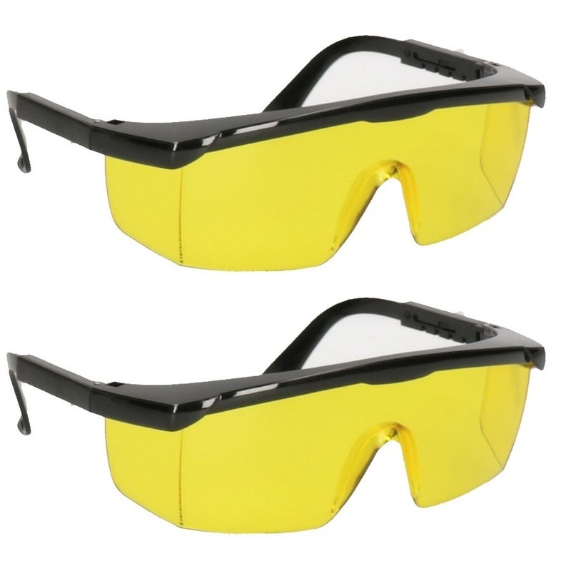 2 Stuks kunststof veiligheidsbril-nachtzichtbril voor vuurwerk