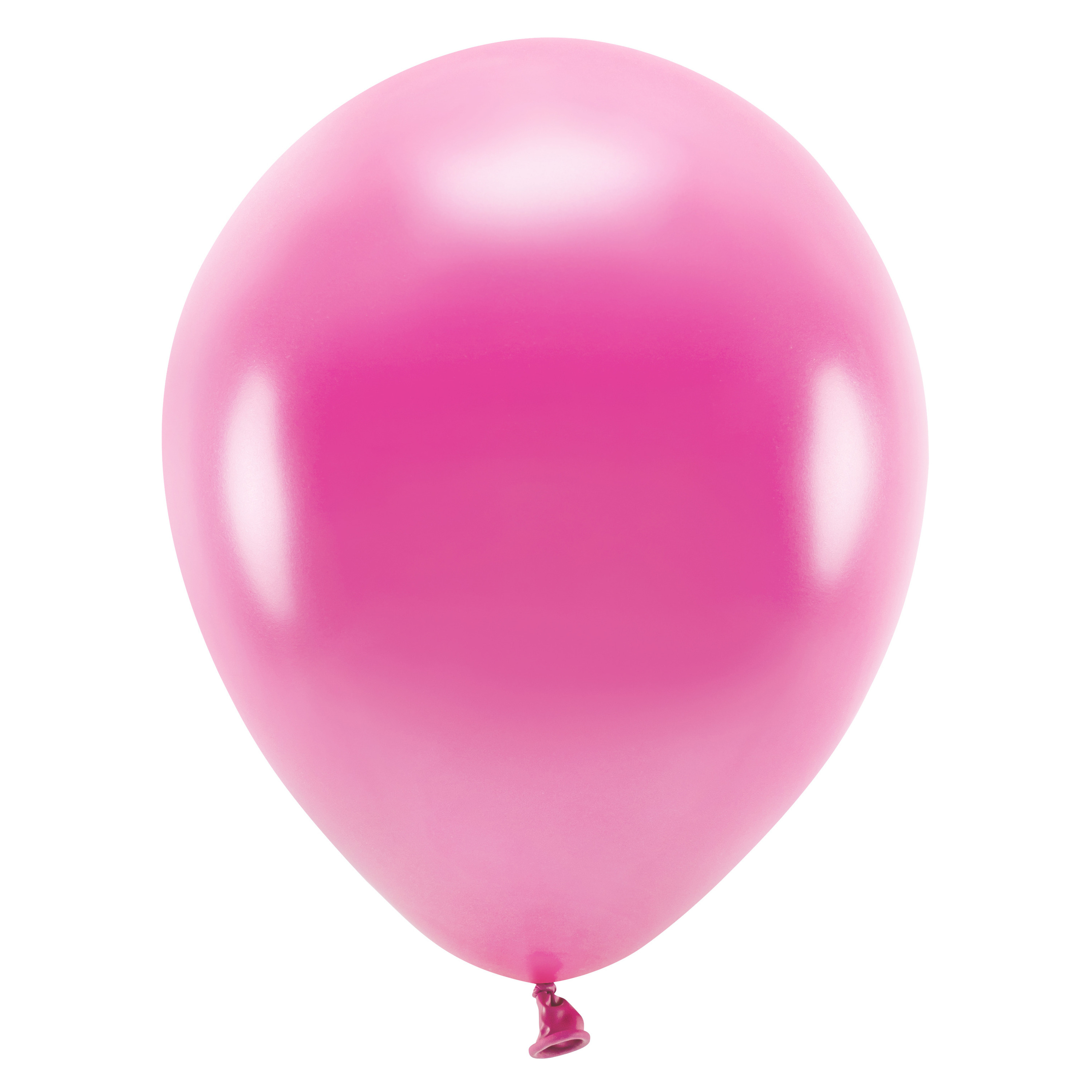 200x Milieuvriendelijke ballonnen fuchsia roze 26 cm voor lucht of helium