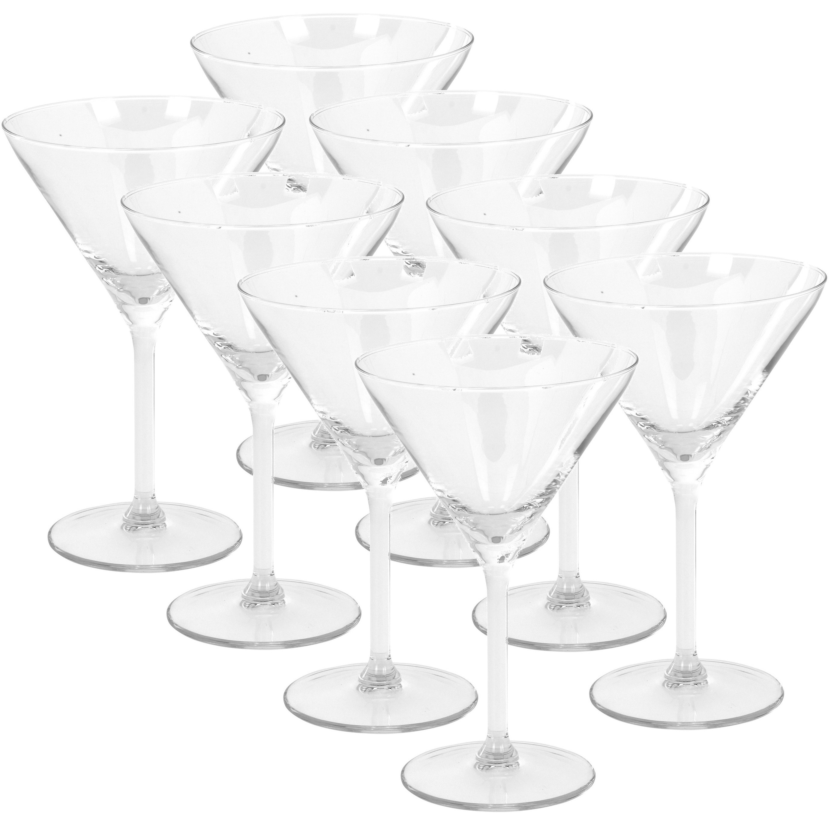 20x Cocktail-martiniglazen 260 ml van glas