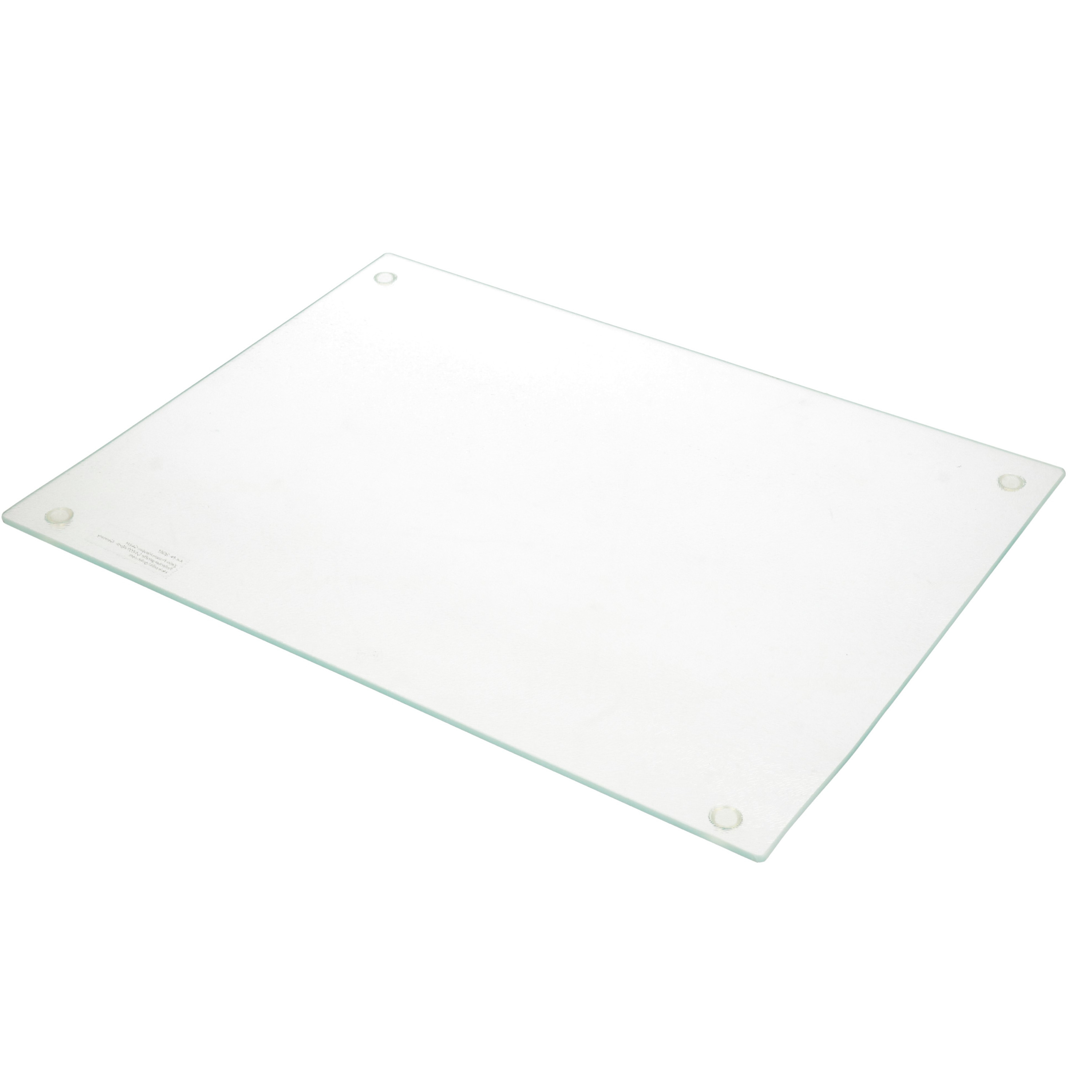 2x Glazen snij-serveerplanken 30 x 40 cm