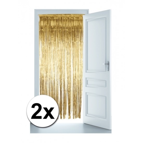 2x Gouden deur versiering 244cm
