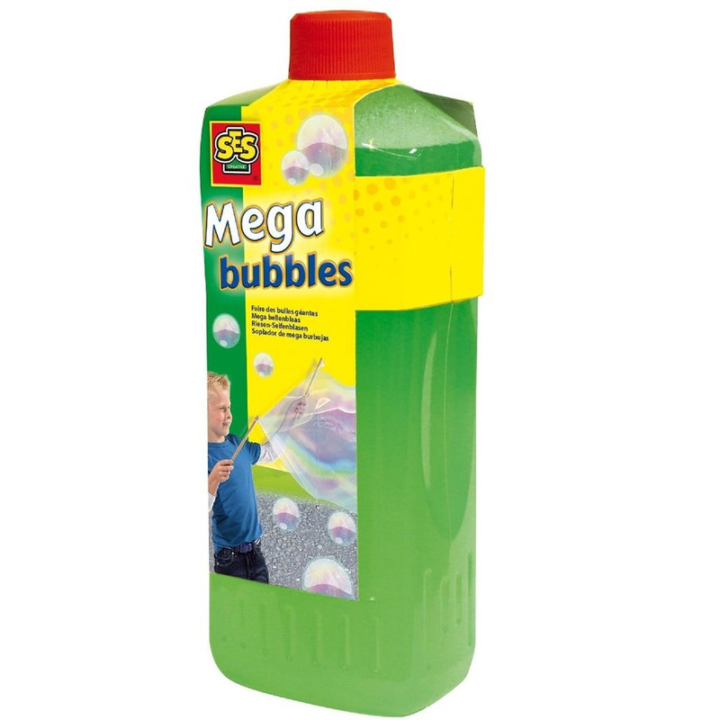 2x SES Mega Bubble bellenblaas navulling 750 ml