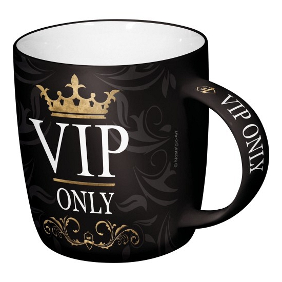 2x stuks koffie drink Mok voor VIP persons 33 cl