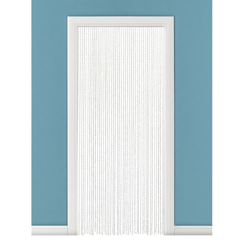 2x Vliegengordijn-deurgordijn PVC transparant 90 x 200 cm