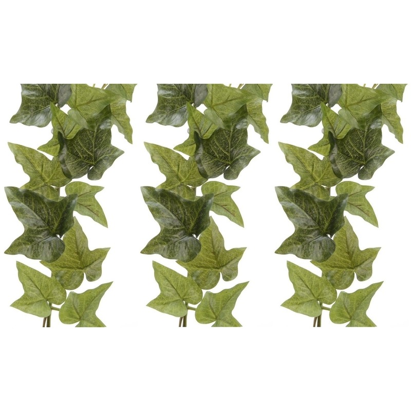 3x Groene Hedera Helix klimop hangplant kunstplanten 180 cm