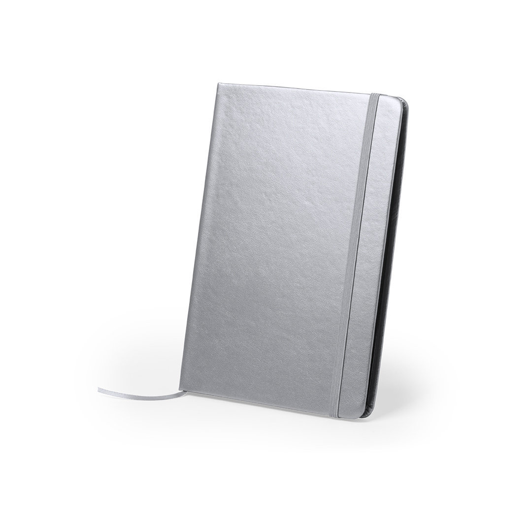 3x stuks luxe pocket schriften-notitieblok 21 x 15 cm in kleur zilver