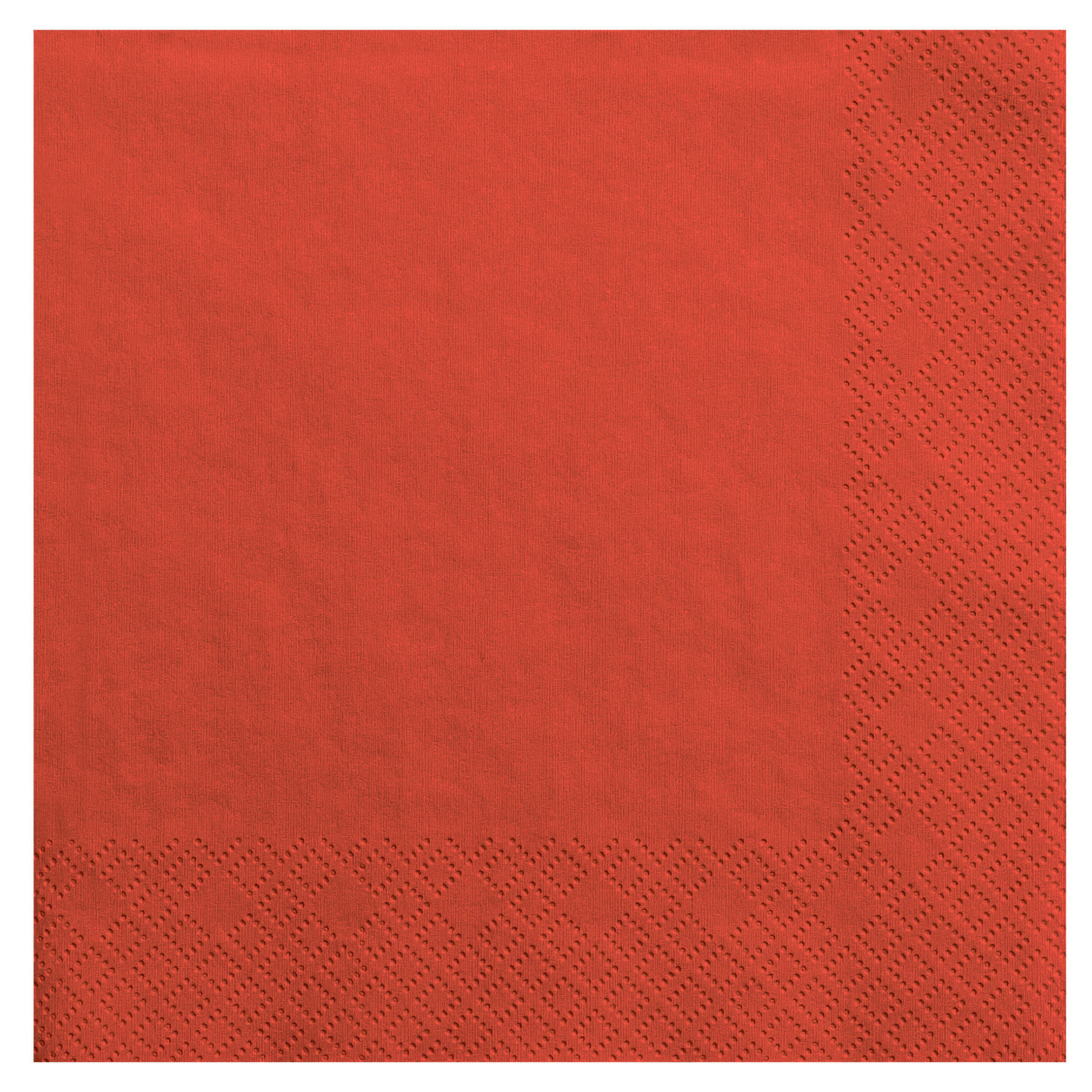 40x Papieren tafel servetten rood 33 x 33 cm