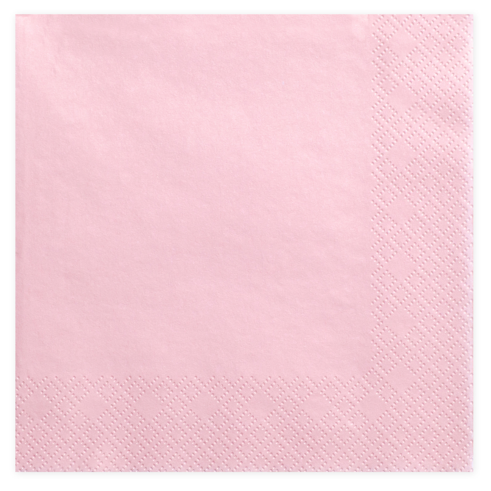 40x Papieren tafel servetten roze 33 x 33 cm