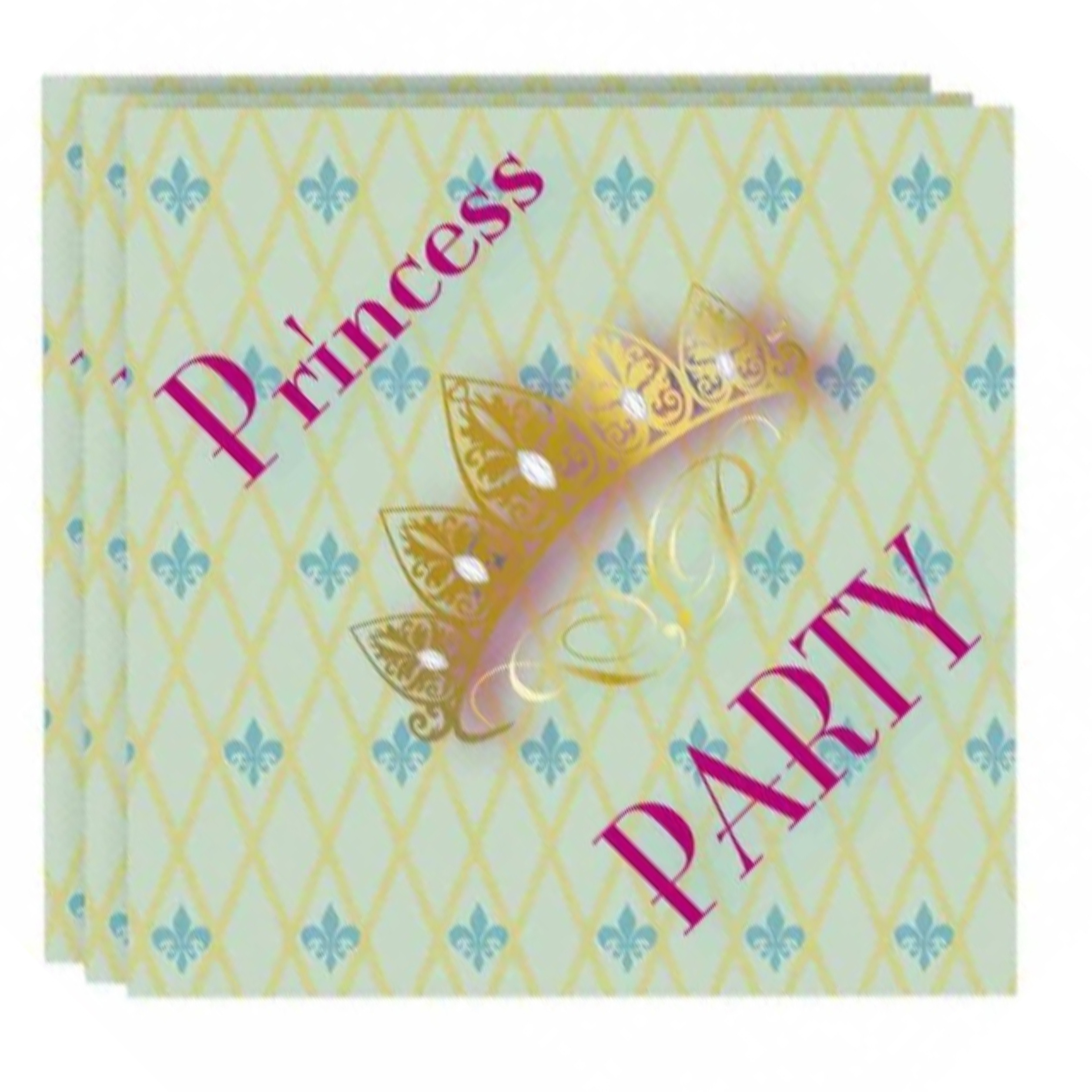 40x Princess party thema servetten 33 x 33 cm voor meisjes