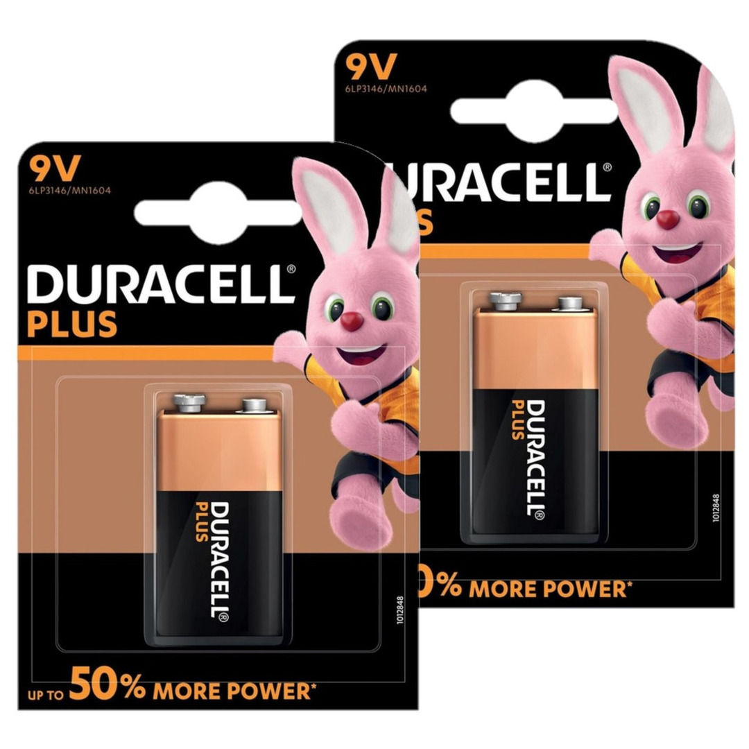 4x Duracell V9 Plus batterij alkaline Lr61 9 V