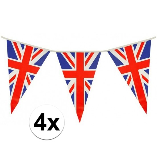4x Engeland vlaggetjes 7 meter