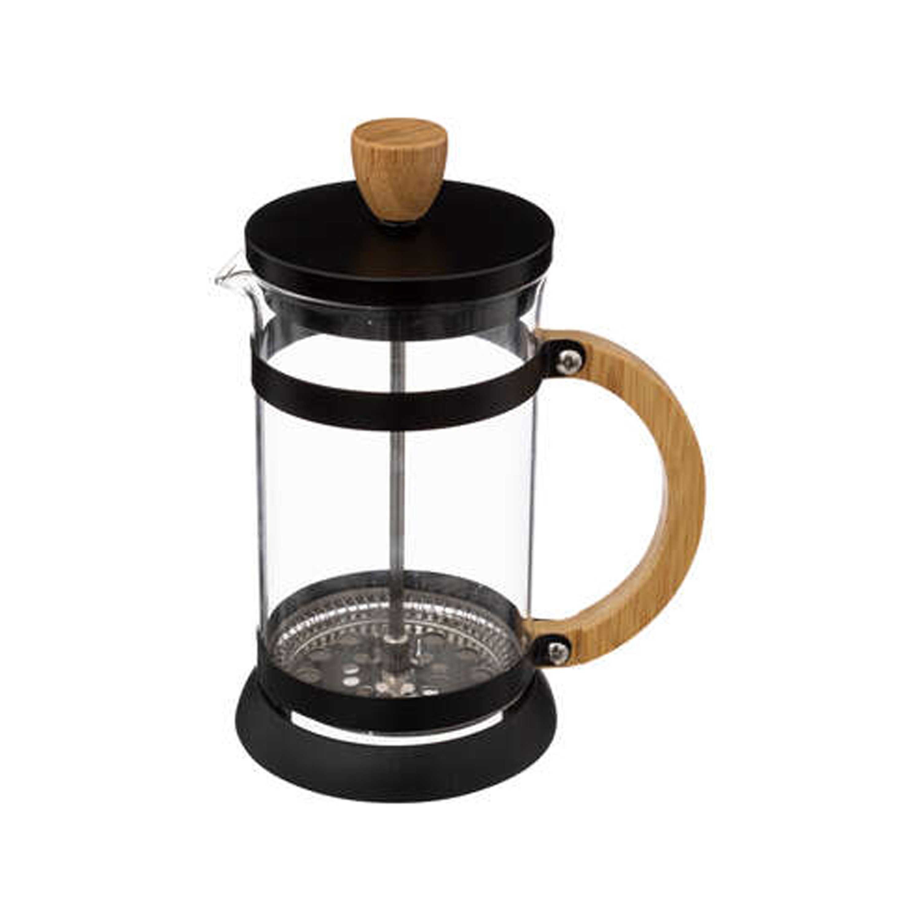 5Five Cafetiere French Press koffiezetter koffiemaker pers 600 ml glas-rvs