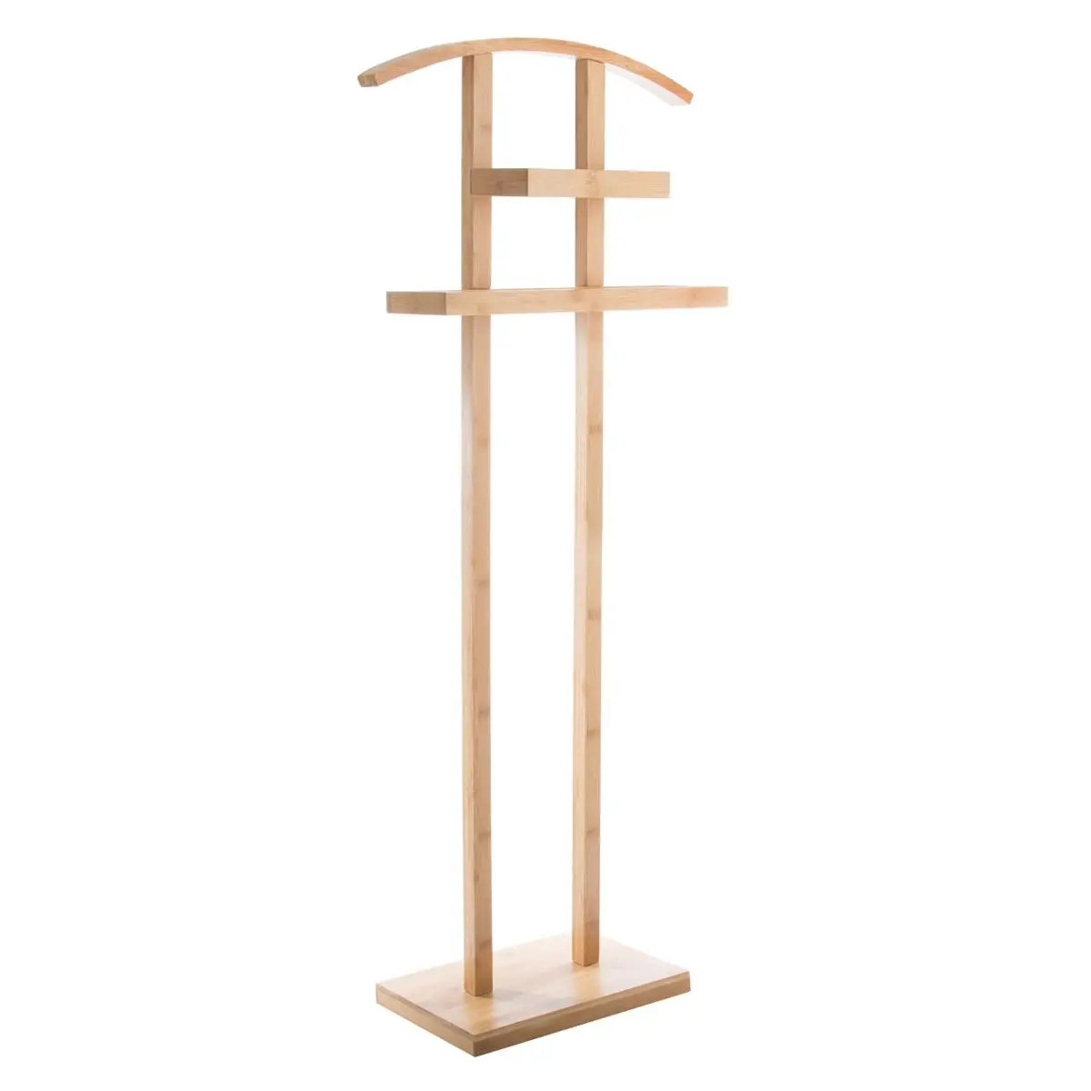5Five Kledingrek Dressboy Colbert-jas hanger staand model bamboe hout lichtbruin 44 x 22 x 113 cm