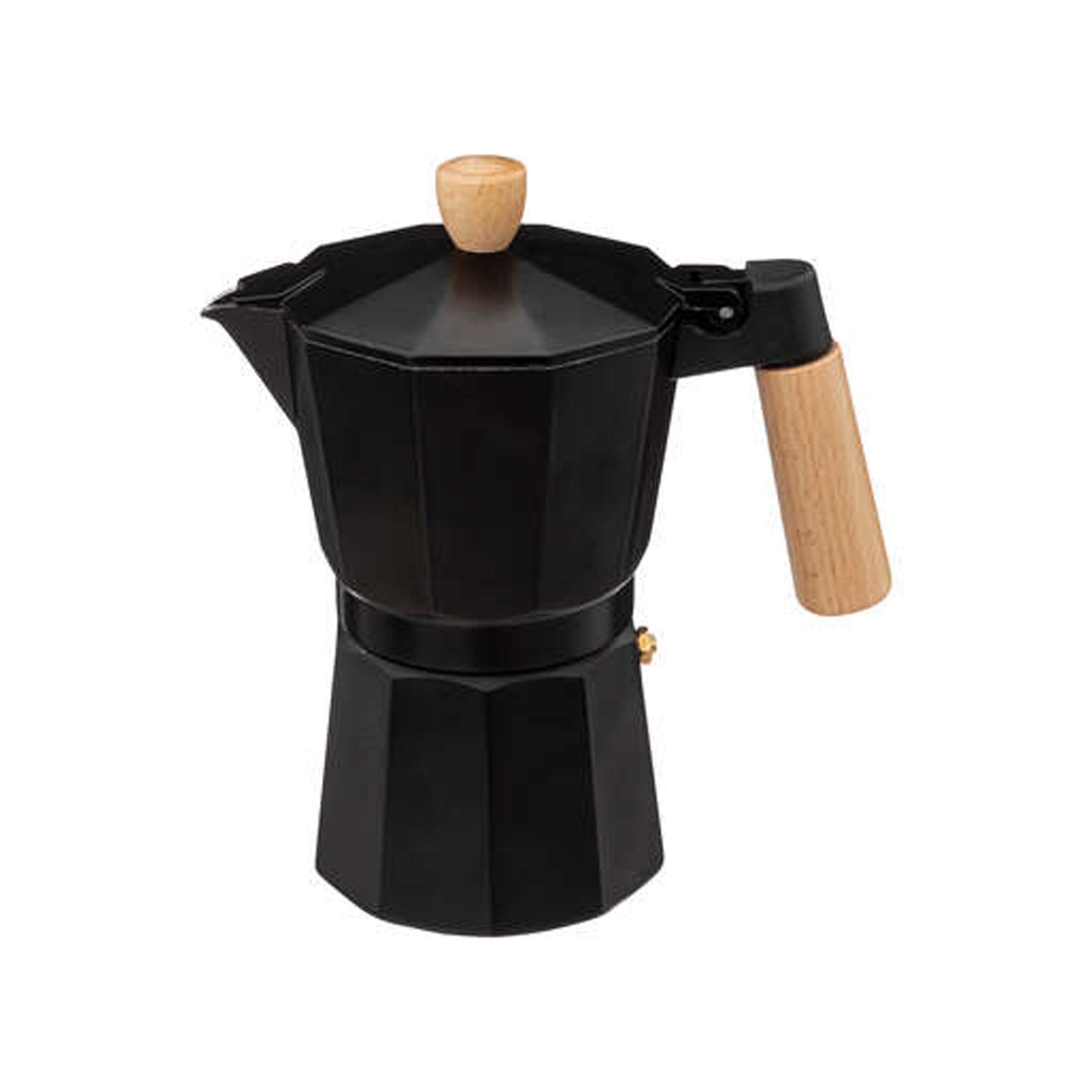 5Five Percolator Italiaans koffiezetapparaat - Aluminium - zwart - 300 ml - Koffiezetter