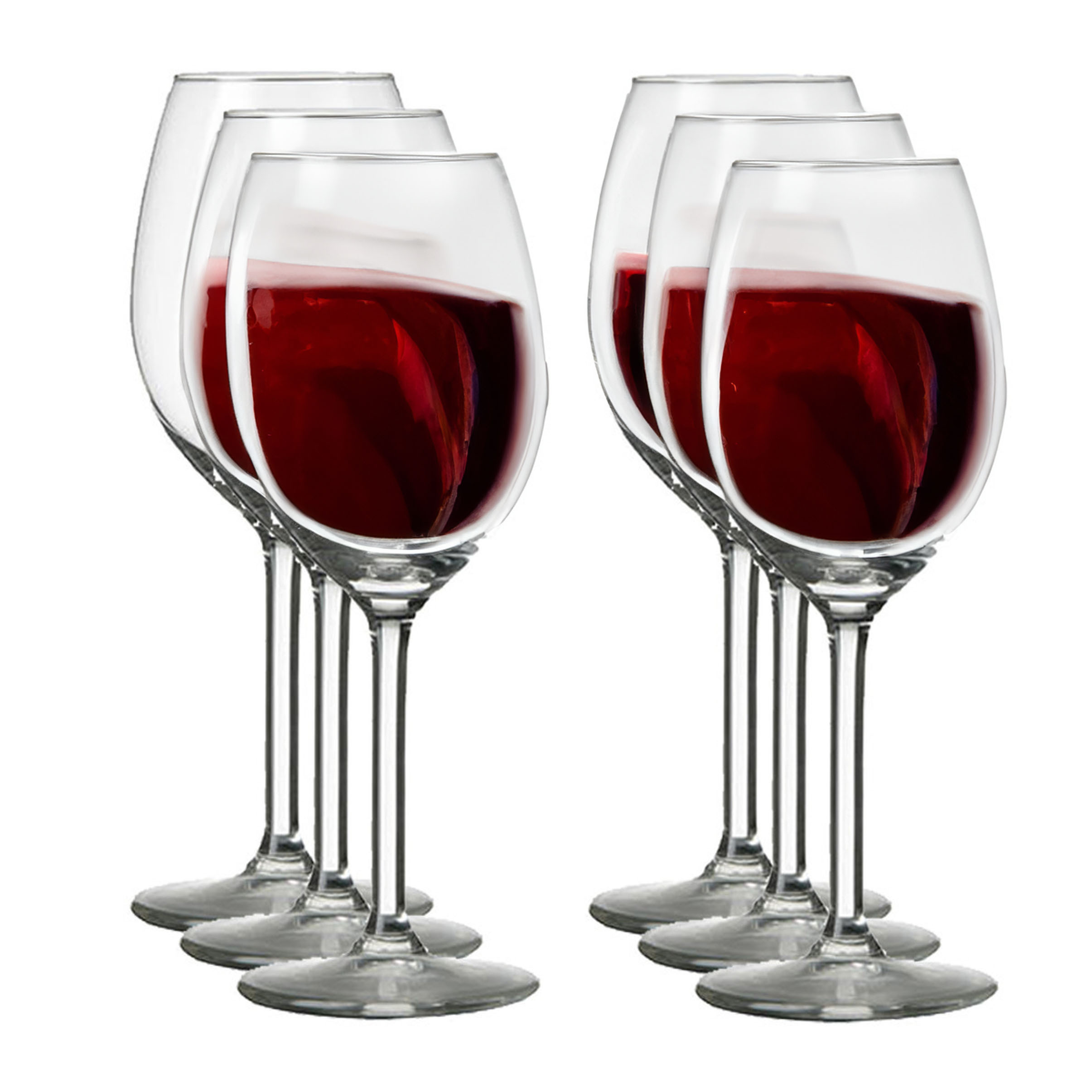 6x Rode wijn glazen 250 ml Esprit
