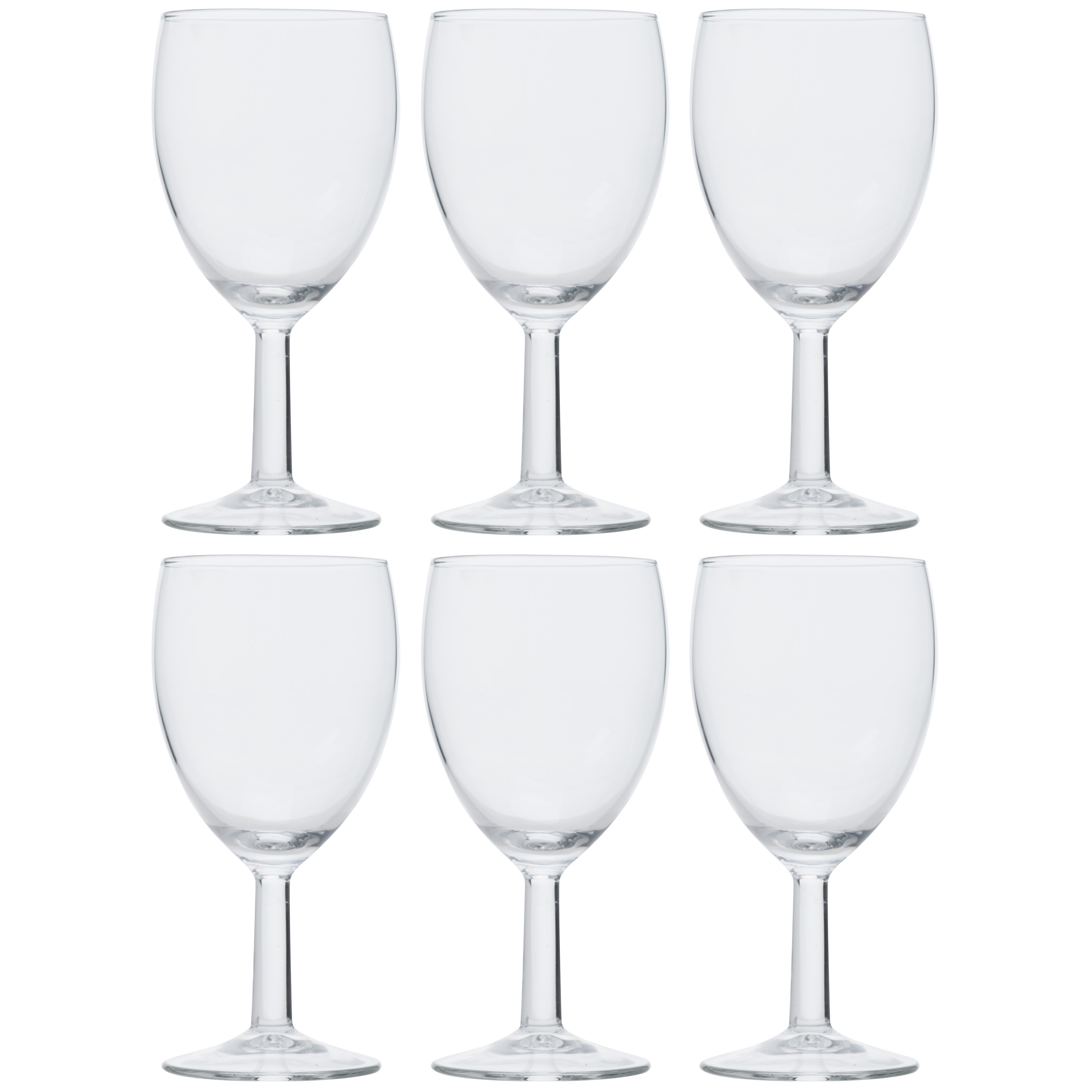6x Wijnglas-wijnglazen Savoie voor witte wijn 350 ml