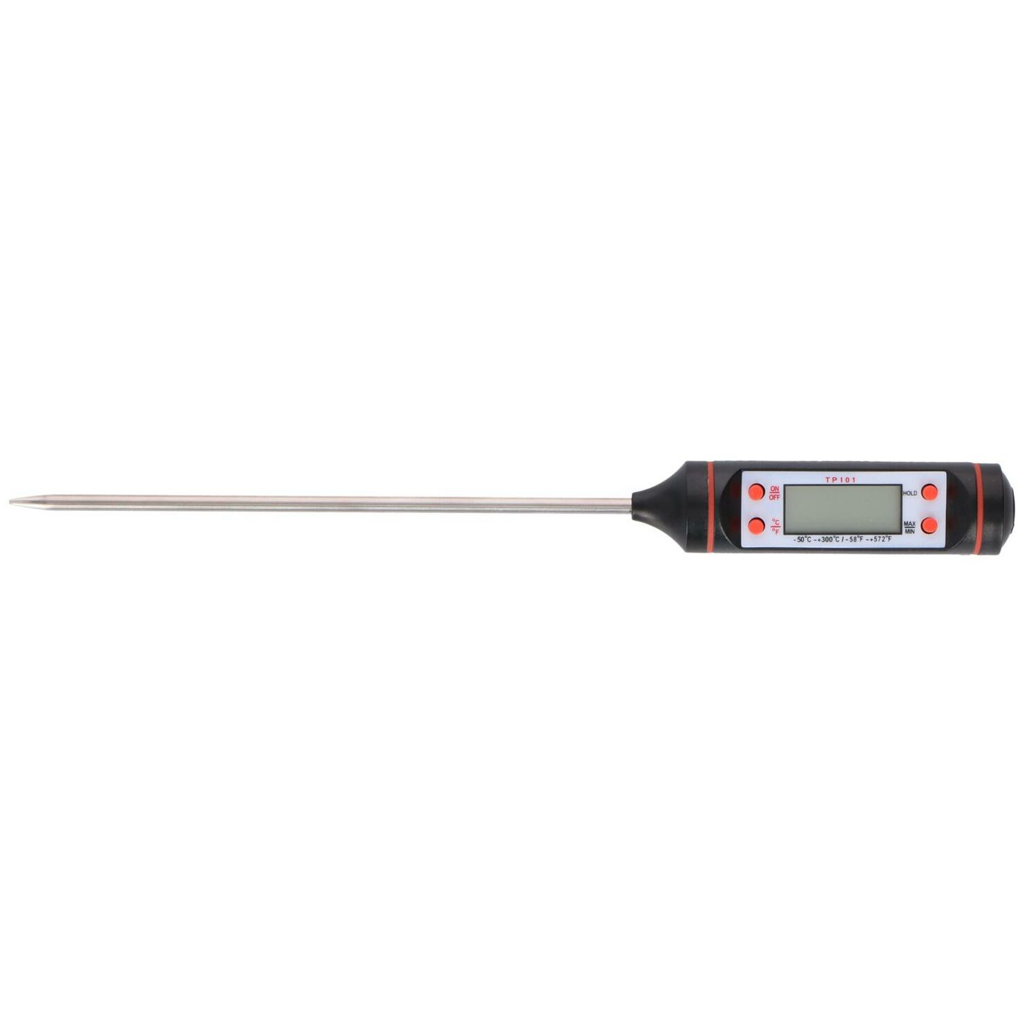 Alpina Digitale thermometer RVS 24 cm keukenthermometer