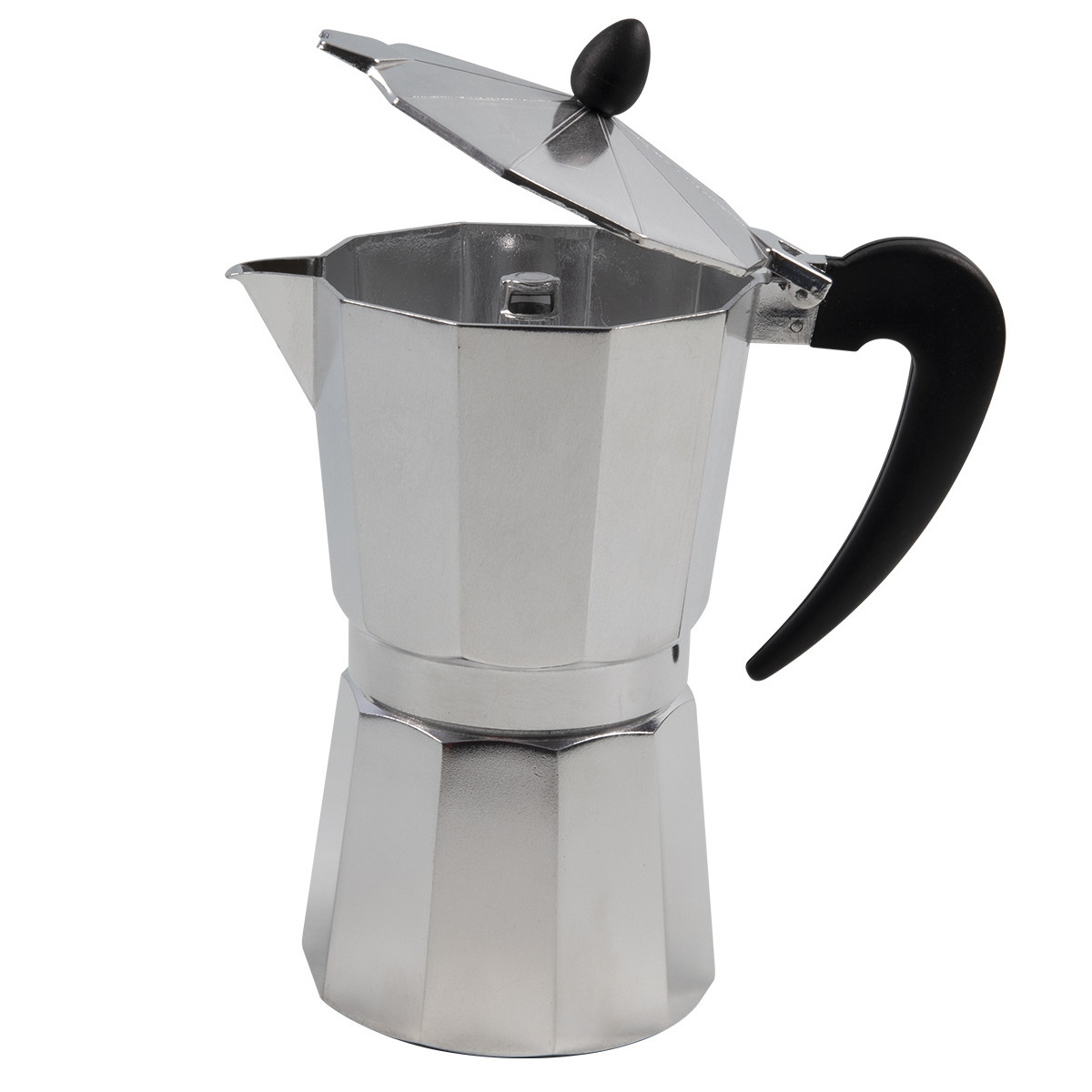 Aluminium moka-koffiemaker 10 koppen espresso 500 ml