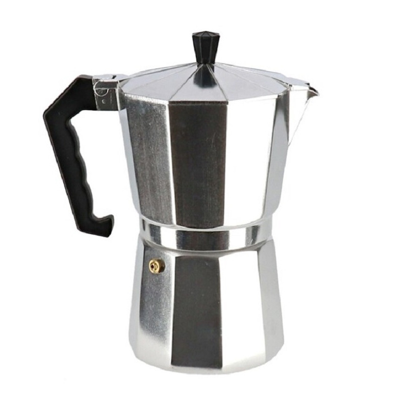 Aluminium moka-koffiemaker voor 3 kopjes espresso 14,5 cm
