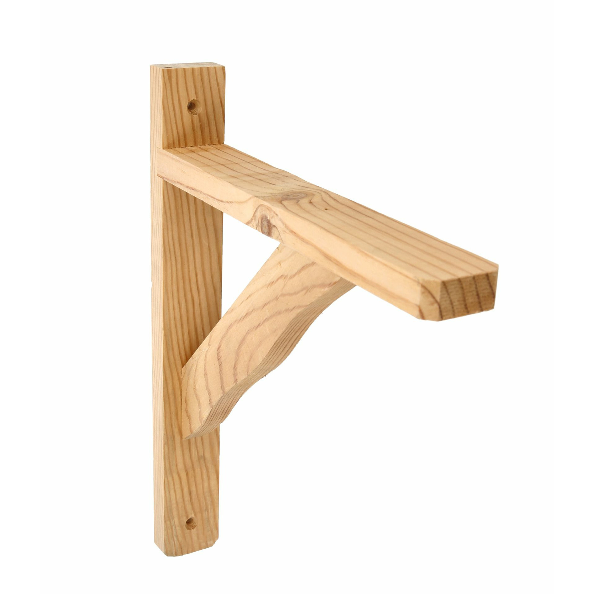 AMIG Plankdrager-planksteun van hout lichtbruin H230 x B170 mm Tot 90 kg