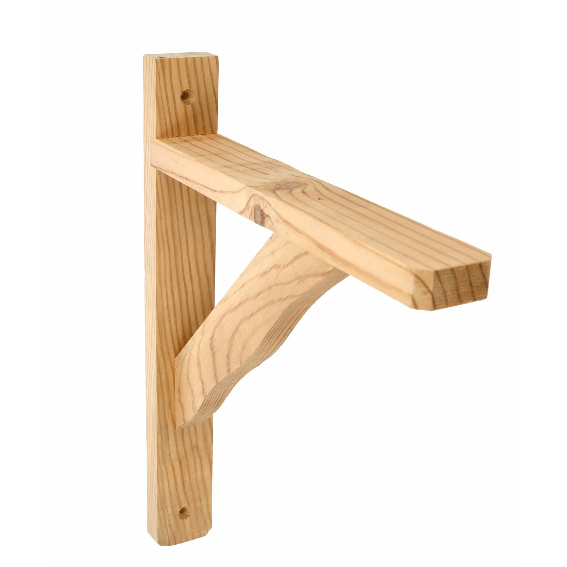 AMIG Plankdrager-planksteun van hout lichtbruin H280 x B230 mm Tot 95 kg