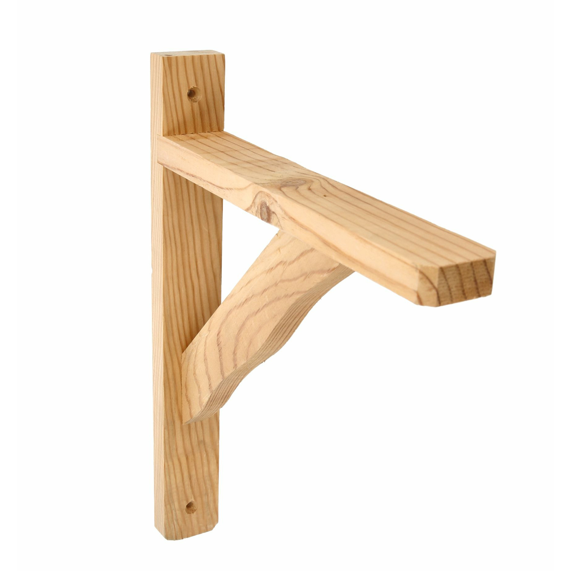 AMIG Plankdrager-planksteun van hout lichtbruin H320 x B280 mm Tot 105 kg