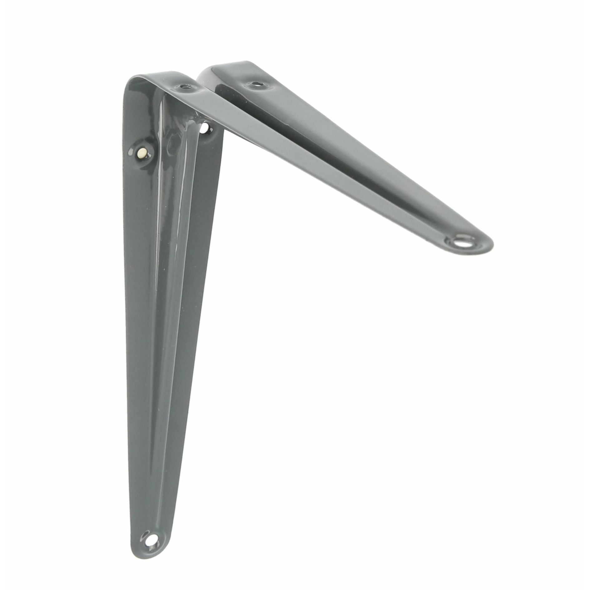 AMIG Plankdrager-planksteun van metaal gelakt grijs H175 x B150 mm