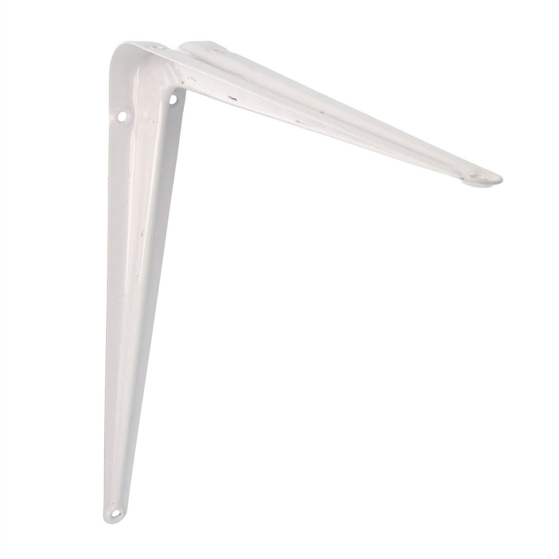 AMIG Plankdrager-planksteun van metaal gelakt wit H300 x B250 mm