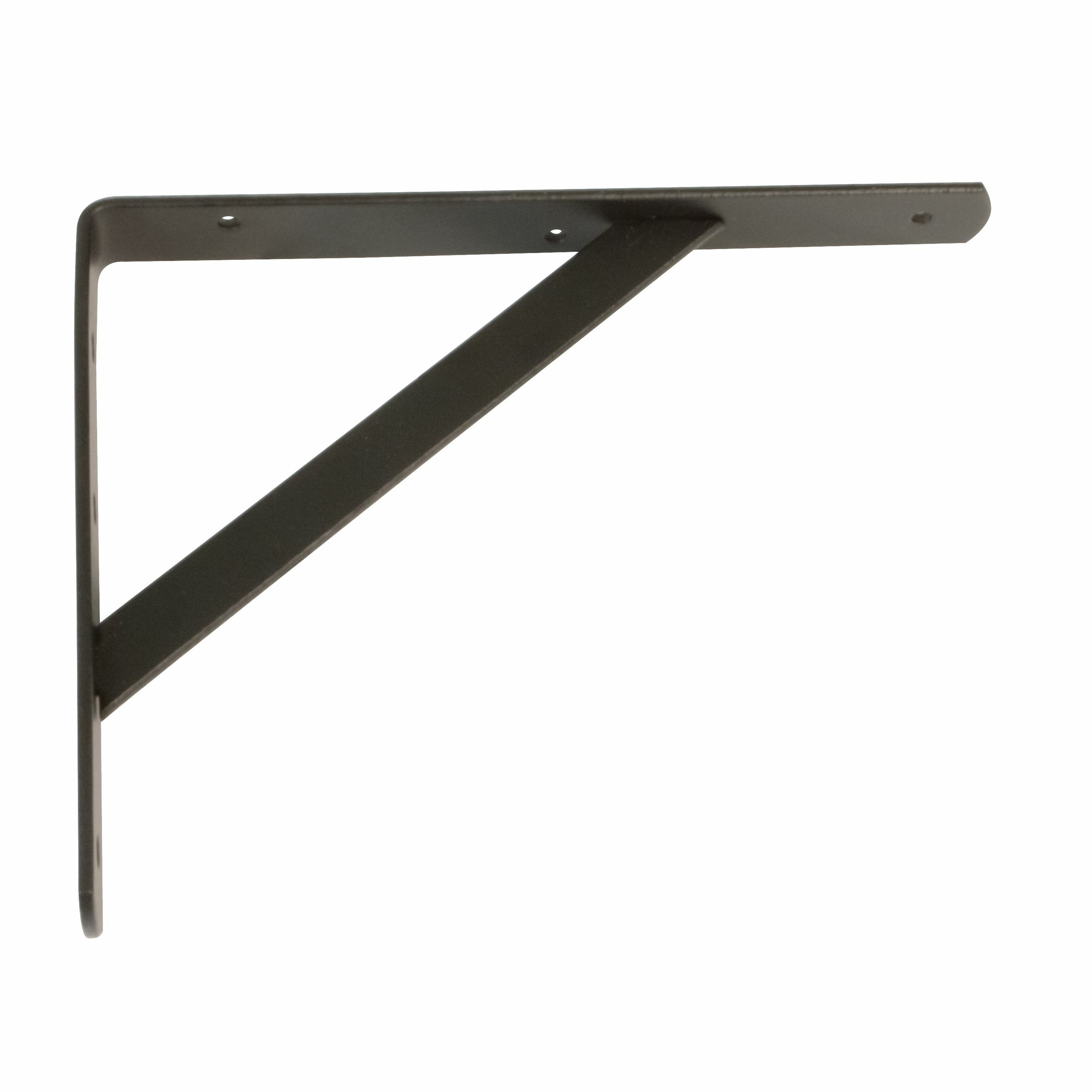 AMIG Plankdrager-planksteun van metaal gelakt zwart H250 x B200 mm Tot 320 kg