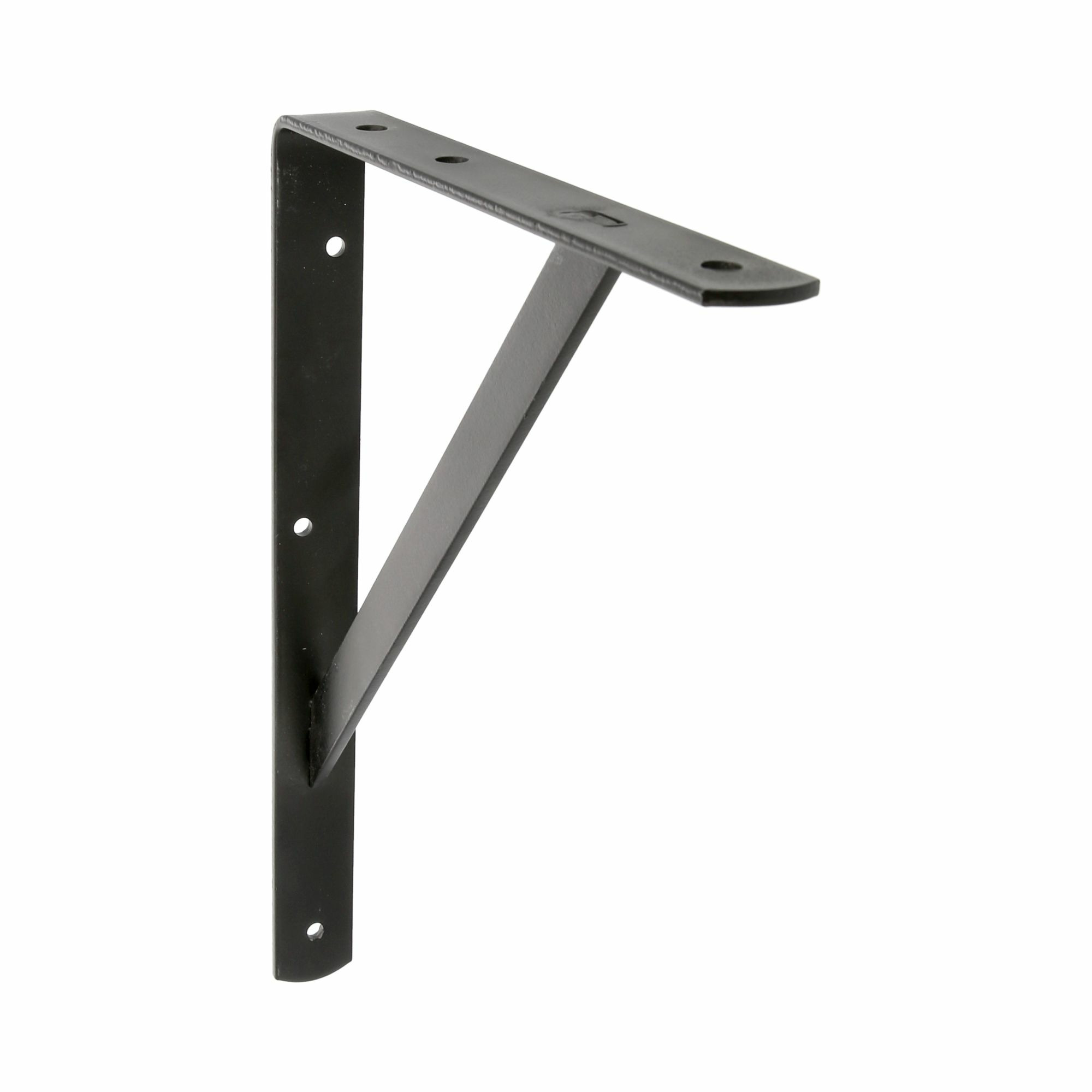 AMIG Plankdrager-planksteun van metaal gelakt zwart H400 x B275 mm Tot 225 kg