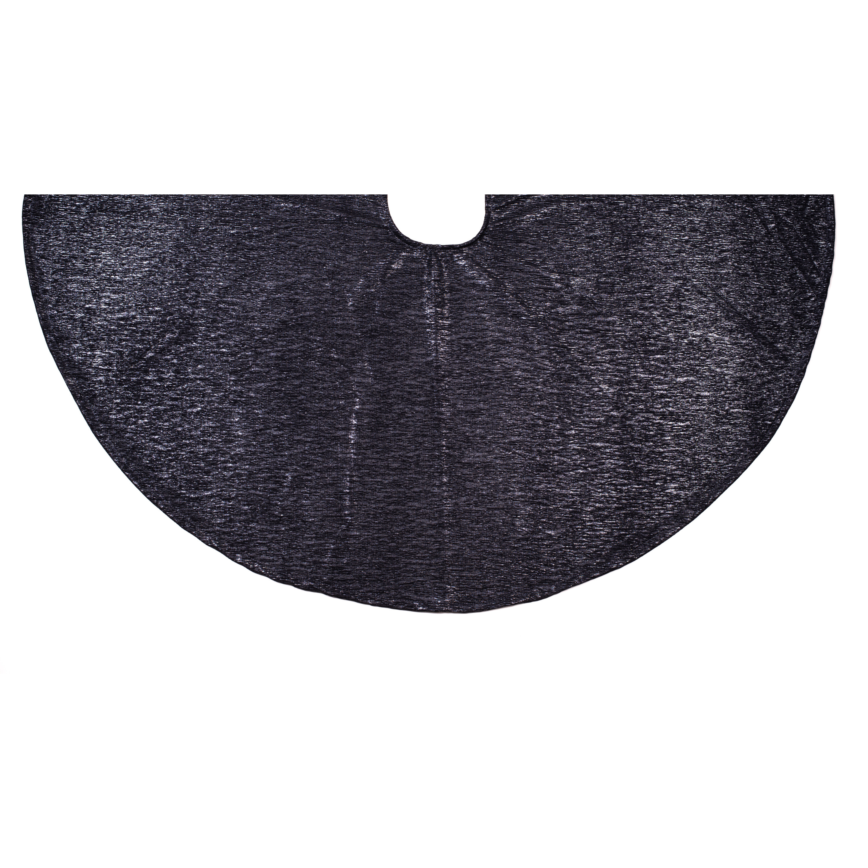 Anna Collection boomrok-kerstboom kleed zwart D120 cm -polyester