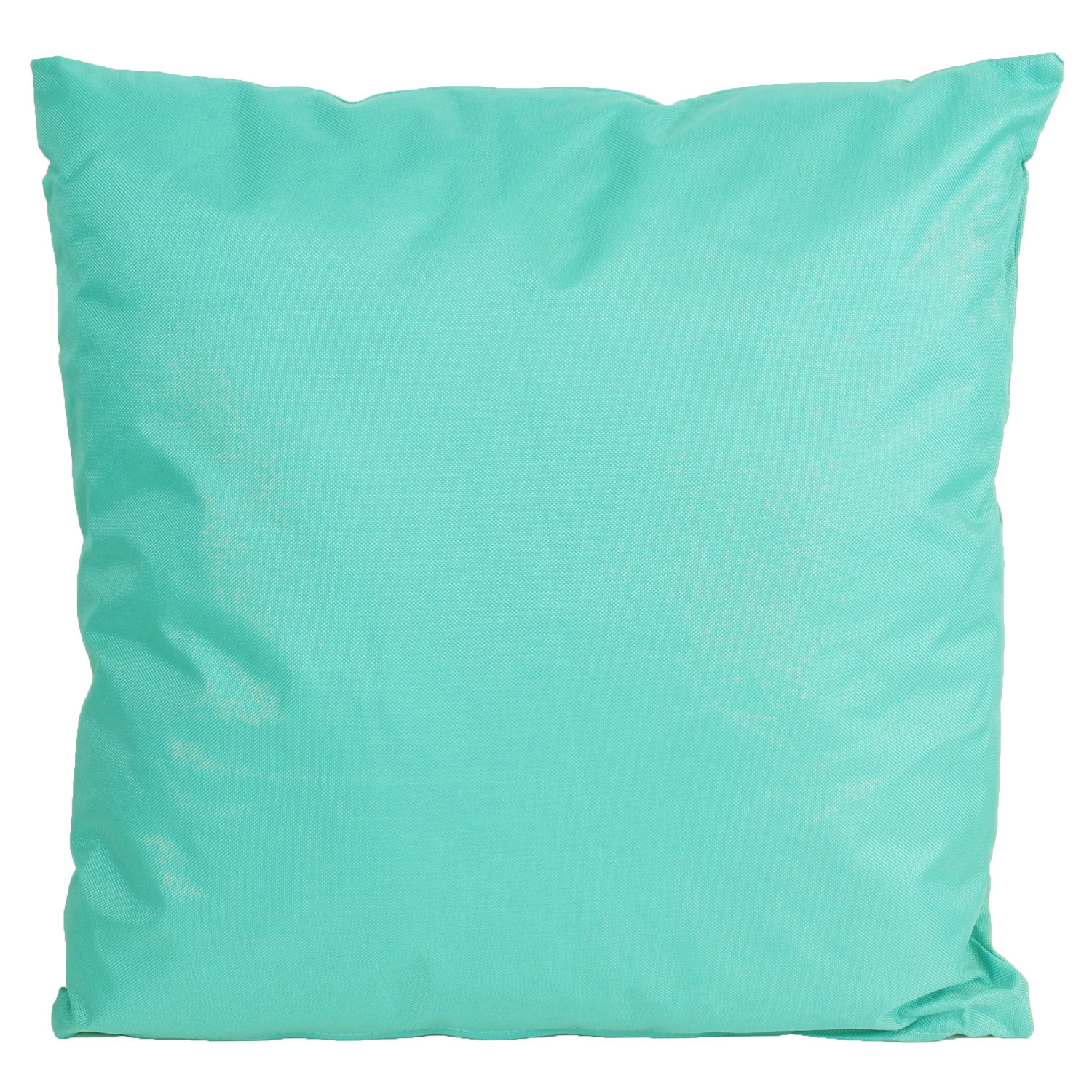 Anna's collection buitenkussens turquoise blauw 60 x 60 cm