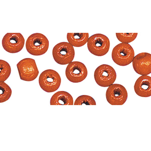 Armbandjes rijgen 230 oranje houten kralen