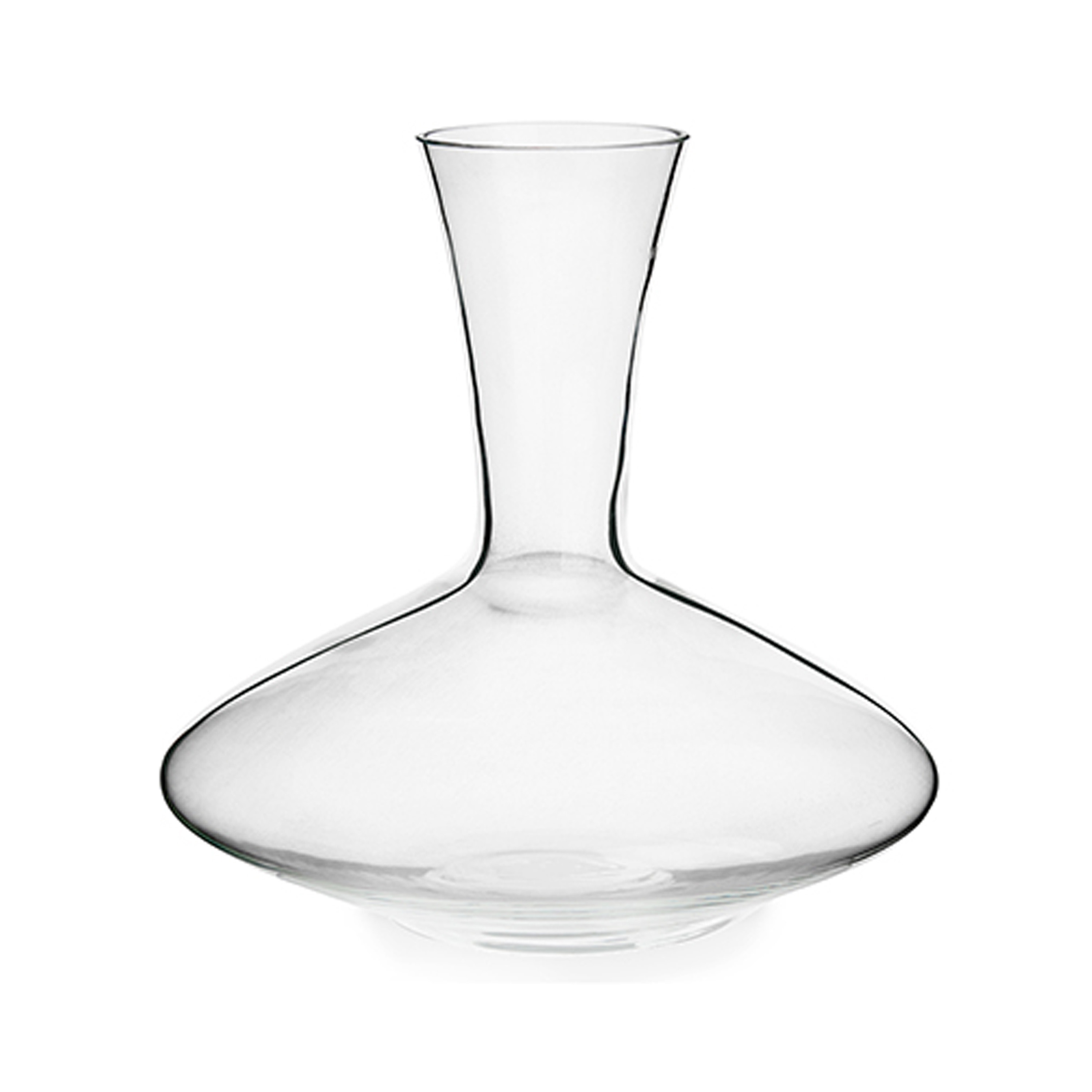 Arte Regal Wijn karaf-decanteer schenkkan glas 1,7 liter 24 x 25 cm wijn laten luchten