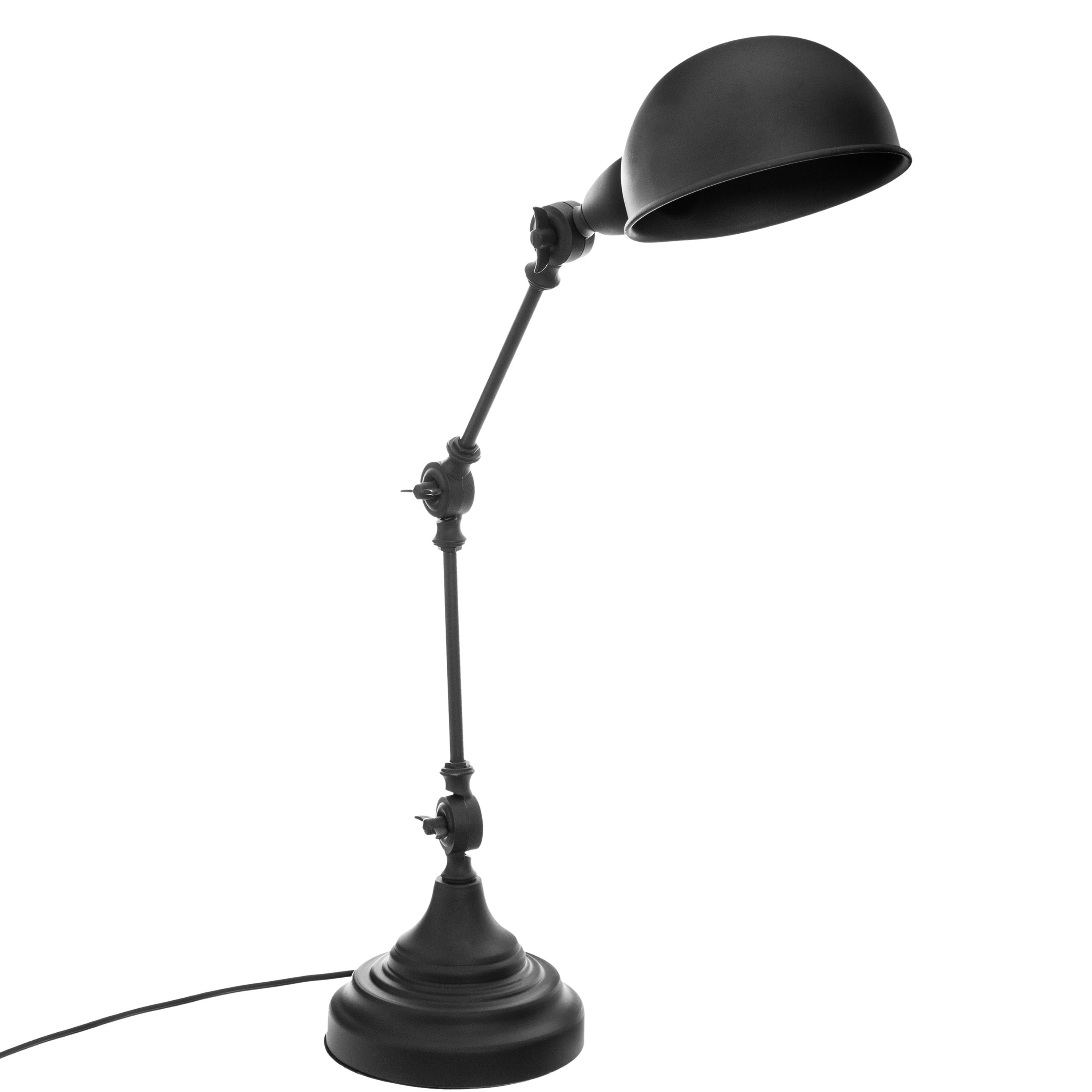 Atmosphera Tafellamp-bureaulampje Design Light Classic zwart H55 cm
