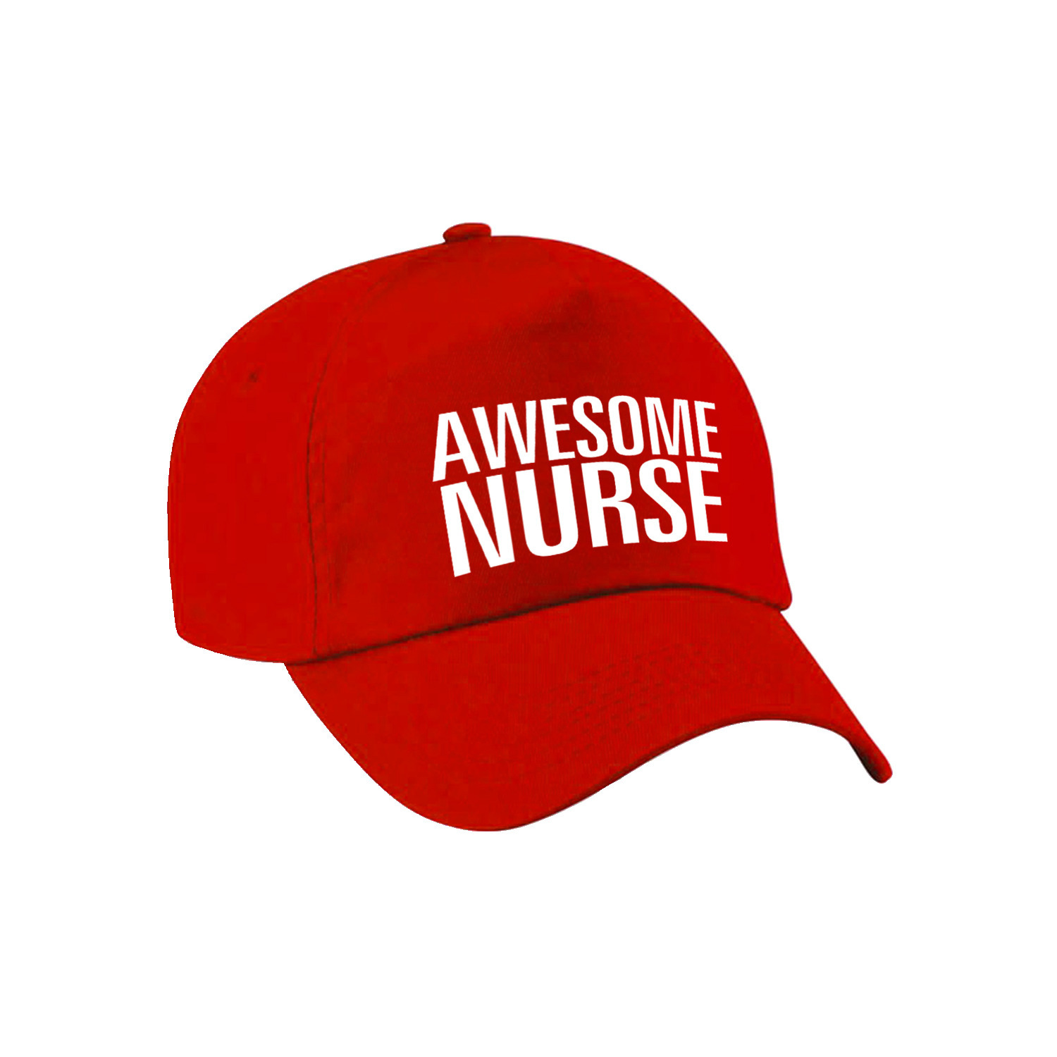 Awesome nurse pet-cap rood voor dames Geweldige zuster-verpleegkundige cadeau