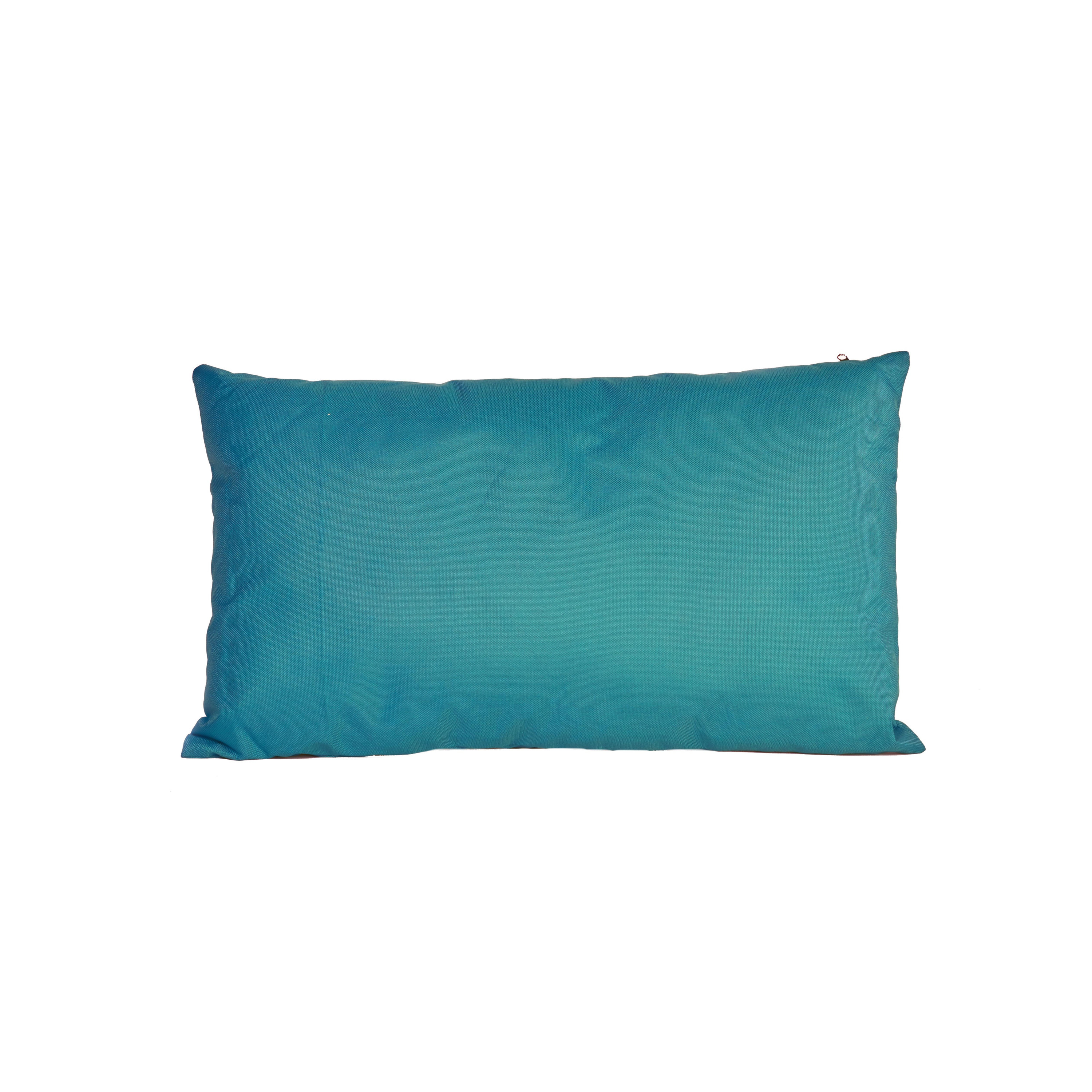 Bank-sier kussens voor binnen en buiten in de kleur petrol blauw 30 x 50 cm